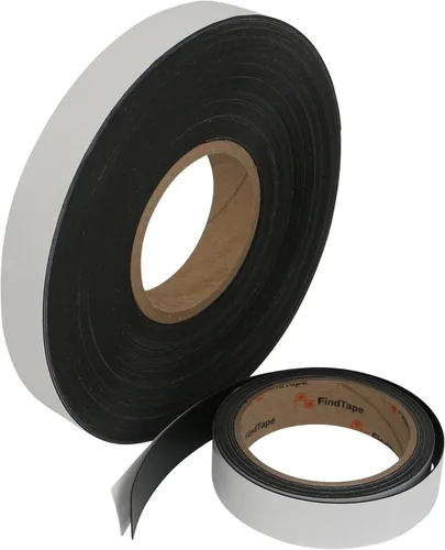 Miniatura 3 de FindTape Cinta de acero receptiva adhesiva para exteriores, 1/2 pulg. x 10 pies (negro)