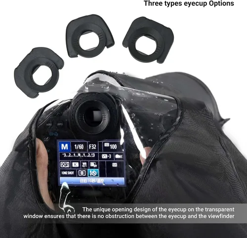 Miniatura 2 de Cubierta de lluvia profesional para cámara réflex digital, gran protección para Canon EOS 5D Mark IV III 5DSR 7DM2 6DM2 7D 6D 90D 80D 1D Mark IV 1DX