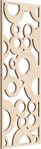 Miniatura 172 de Farwell Paneles de pared decorativos de madera con calado, 13 3/8 pulgadas de ancho x 34 3/8 pulgadas de alto x 1/4 de alto, roble rojo rojo