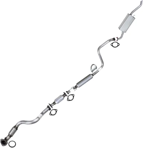 Miniatura 12 de Northeastern Exhaust Kit de sistema de escape de tubo delantero, resonador y silenciador de acero inoxidable compatible con Chevrolet Aveo5