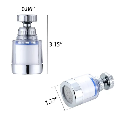Miniatura 2 de El purificador de agua giratorio de 360 grados de la marca elimina los metales y el agua dura para el fregadero