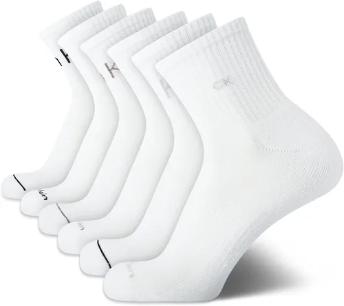 Miniatura 42 de Calvin Klein Calcetines deportivos acolchados de corte alto para hombre (paquete de 6)