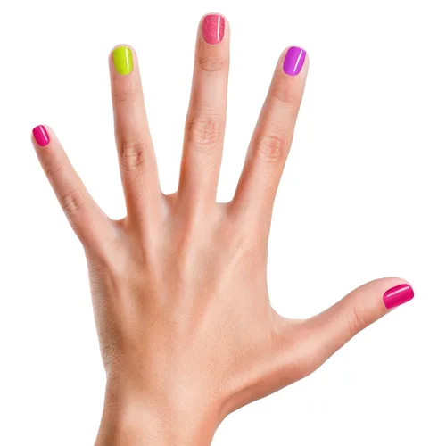 Miniatura 4 de Piggy Paint 4 Esmaltes Neón Set de Caja (¡Bonificación: ¡Resplandor Blacklight!)