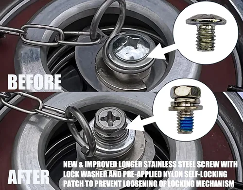 Miniatura 4 de Llaves iguales par 1/4 vuelta de bloqueo de aluminio diesel tapas de combustible para ciertos Freightliners