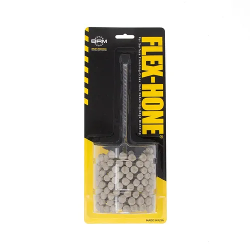 Miniatura 47 de Brush Research BC Flex Hone estándar para cilindros de freno, hidráulica y guías de válvulas, óxido de aluminio, 1-1/8 pulgadas de diámetro, grano