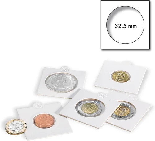 Miniatura 9 de LIGHTHOUSE - Matrix - Monederos autoadhesivos de 2 x 2 para monedas de hasta 0.689 in, paquete de 100