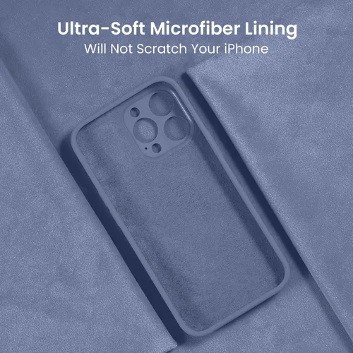 Miniatura 5 de FireNova Funda diseñada para iPhone 15 Pro, funda de silicona mejorada [protección de cámara], forro interior de microfibra antiarañazos, 6.1