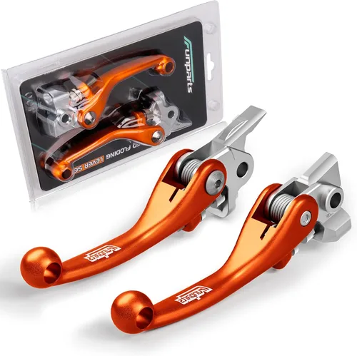 Miniatura 9 de Funparts Palanca de embrague de freno de moto de cross aleación de titanio para SX SXF SXS SXSF EXC EXCF XC XCW XCF XCFW XCRW EXCR 250 300 350 400