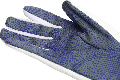 Miniatura 4 de LEONARK Guantes acolchados de esgrima para espada y sable de aluminio, manoplas de cuero para práctica de esgrima y combate, 1 paquete