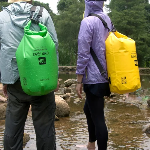 Miniatura 9 de YUMQUA Bolsas secas impermeables 5L/10L/20L/30L/40L para mujeres y hombres, bolsa seca flotante enrollable bolsa de almacenamiento impermeable