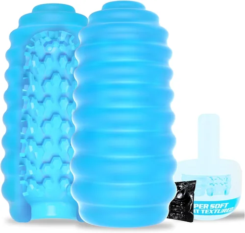 Doble-Facial Onahole para Felaciones, Ultra-Suave Estiradera Juguete Sexual para Hombre, LNIIY Brazalete Realista para Pene con Caja de