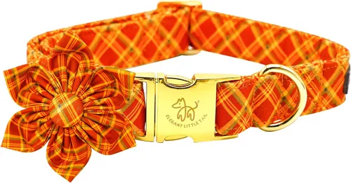 Miniatura 44 de Elegant little tail Collar de perro de San Patricio con flor, collares de perro con flores, trébol verde, regalo para mascotas, collares ajustables