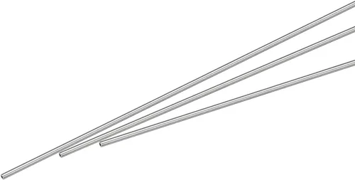 Miniatura 13 de uxcell Tubo capilar de acero inoxidable 304, OD 0.028 in x 0.004 in pared gruesa 11.811 in longitud tubo de metal para maquinaria industrial, 3 unids