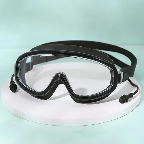 Miniatura 3 de Tablas de mano para niños, gafas de natación de marco grande, antivaho suministros de natación, gafas equipadas para hombres y mujeres