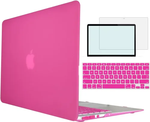 Miniatura 22 de Compatible con MacBook Air 1369 A1466 versión 2010-2017, carcasa rígida de plástico 4 en 1 con protector de pantalla de teclado compatible con Apple