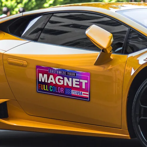 Miniatura 7 de Letreros magnéticos personalizados de 12 x 24 pulgadas a todo color para negocios y publicidad, imanes de vinilo personalizados de 30 mil