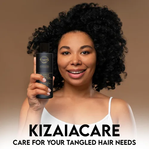 Miniatura 3 de KizaiaCare Ultimate Matted Hair Detangler: solución desenredante sin dolor para cabello enredado, anudado, enmarañado o rasta. Adultos y niños