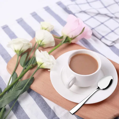 Miniatura 6 de Kekow Mini cucharas de café de 12 piezas/cuchara de expreso, 5.04 pulgadas