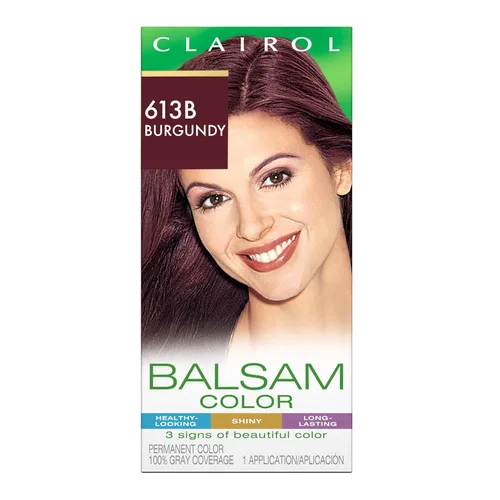 Miniatura 32 de Clairol Balsam - Tinte permanente para el cabello, color negro 618, paquete de 1 unidad 618 negro
