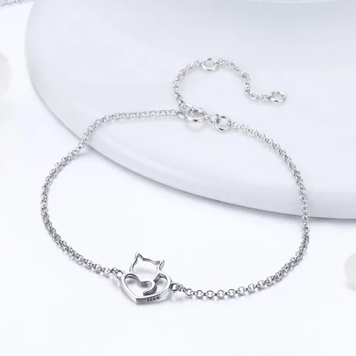 Miniatura 5 de WOSTU Pulseras ajustables de plata de ley 925 para mujer, aniversario, cumpleaños, Navidad, joyería para mujer