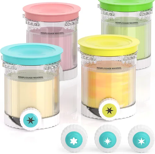 Miniatura 8 de Pintas y tapas Creami Swirl NC701 NC701C Compatibles con Ninja Swirl CREAMi para helados y helado suave (Serie NC700), de grado alimenticio y aptas