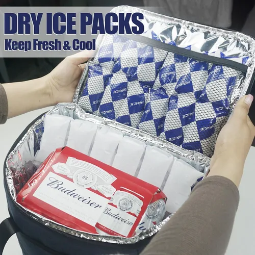 Miniatura 4 de Paquetes de hielo para enfriar y enviar, paquetes de hielo seco de larga duración para envío de alimentos congelados para envío, hojas de hielo