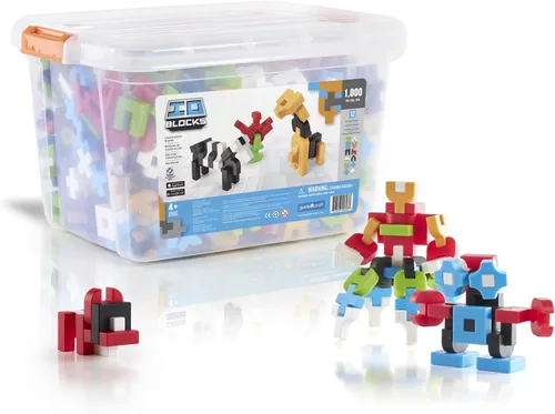 Miniatura 10 de Guidecraft Juego educativo de 500 piezas de juguete de construcción IO Blocks®