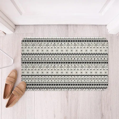 Miniatura 23 de Feelyou Aztec Bathroom Rugs Aztec Southwestern Printed Bath Mats for Bathroom Bohemian Bath Rugs for Shower Tub Cowboy Cowgirl Bathroom Accossories