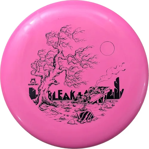 Miniatura 6 de DOOMSDAY DISCS Bleak Disc Golf Putter recto en plástico de ración Negro