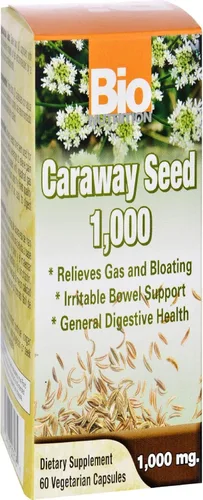 Bio Nutrition Tapas veganas de semillas de alcaravea, 60 unidades