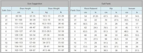 Miniatura 4 de YuanLu Pantalones de vestir de niños delanteros planos con cintura ajustable