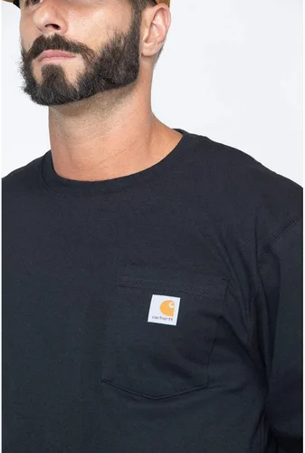 Miniatura 5 de Carhartt - Camisa de ajuste holgado para hombre, pesada, de manga larga y con bolsillo