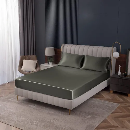 Miniatura 10 de Homiest Sábana Plana de Satén Blanco - Ropa de Cama de Colchón Full de Lujo y Ultra Suave