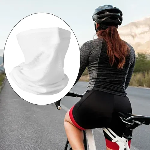 Cooling Neck Gaiter 2-Pack with Ear Loops - Windproof Sun Protection Face Cover for Men & Women, Lightweight & Breathable for Outdoor Activities