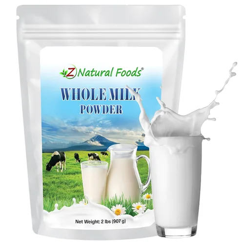 Miniatura 18 de Z Natural Foods - Leche en polvo entera premium - Leche en polvo para hornear, cocinar, bebidas - Leche en polvo seca, pasteurizada, sin OMG, sin