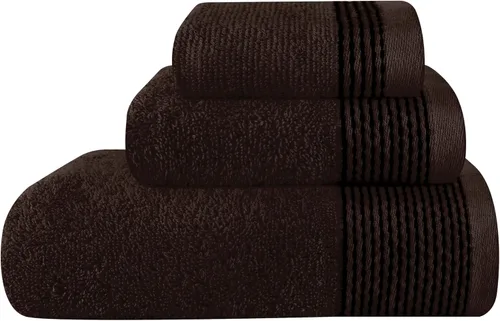 Miniatura 33 de Belizzi Home Juego de 3 toallas de algodón ultra suave, contiene una toalla de baño de 28 x 55 pulgadas, una toalla de mano de 16 x 24 pulgadas y un