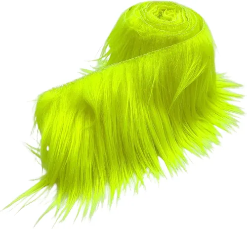 Miniatura 35 de Ice Fabrics Craft - Rollos precortados de tela de piel sintética, tiras de tela mohair de 2 x 60 pulgadas, súper suaves y mullidos, perfectos