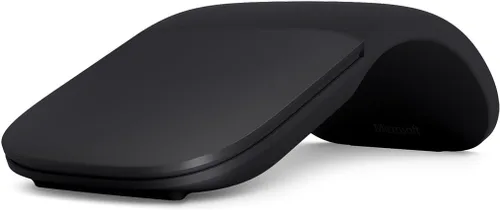 Ratón Arc de Microsoft - Negro. Diseño elegante y ergonómico, ultradelgado y liviano, ratón Bluetooth para PC/Laptop, de escritorio compatible con