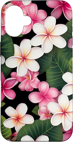 Miniatura 22 de Funda para iPhone 14 Plumeria Flower Pretty Garden Hawaii