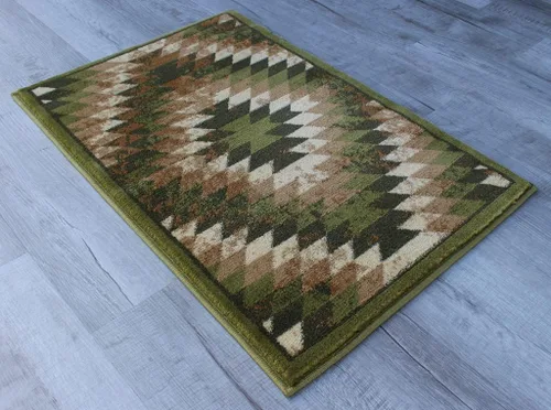 Miniatura 24 de Masada Rugs, Stephanie Collection - Alfombra de área del suroeste de nativos americanos, diseño envejecido 1106 turquesa, gris, blanco y negro