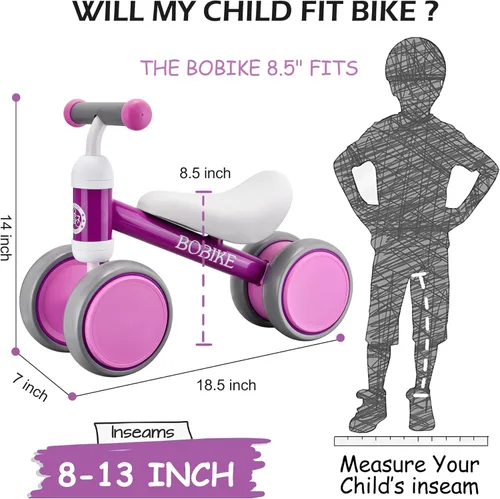 Miniatura 2 de Juguetes de bicicleta de equilibrio para bebés de 12 a 36 meses, juguete para niños y niñas, regalos para niños pequeños, el mejor regalo de primer