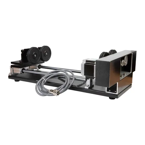 Miniatura 2 de Cloudray Accesorio giratorio láser de CO2 Eje giratorio de 2 ejes CNC Laser Accesorio giratorio con motor paso a paso 2 fases Nema 23
