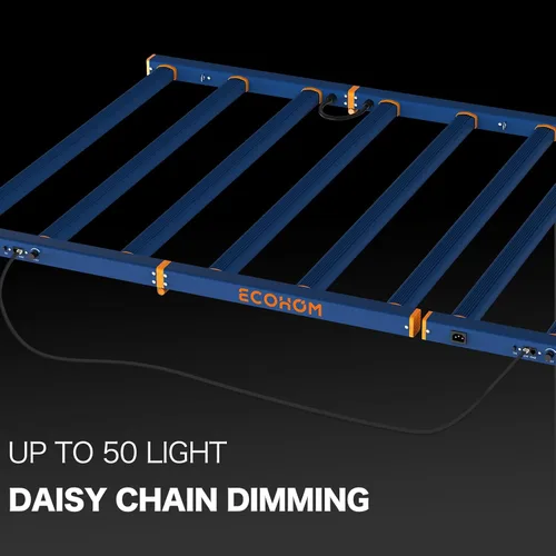 Miniatura 7 de ECOHOM Luz LED de crecimiento de 720 W, cadena de margarita regulable de espectro completo, estilo barra profesional para tienda de cultivo de 5 x 5