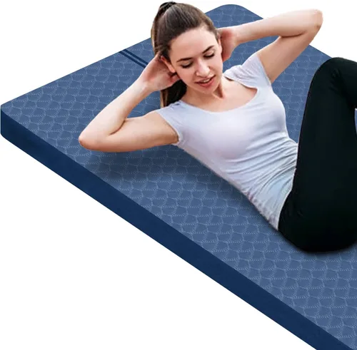 Miniatura 17 de nuveti Tapete Grande para Ejercicios - Tapete de Yoga de 15mm/20mm/30mm de Grosor Tapete de Ejercicios para Fitness, Yoga, Pilates, Estiramientos