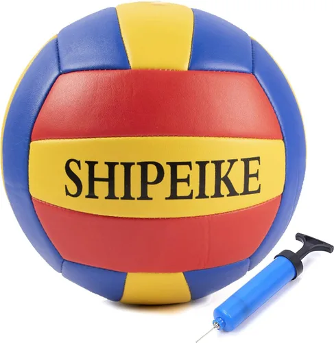 Miniatura 7 de ABAJI Pelota oficial de voleibol más gruesa de poliuretano impermeable antiexplosión 15+ años para niños y niñas, juego de entrenamiento
