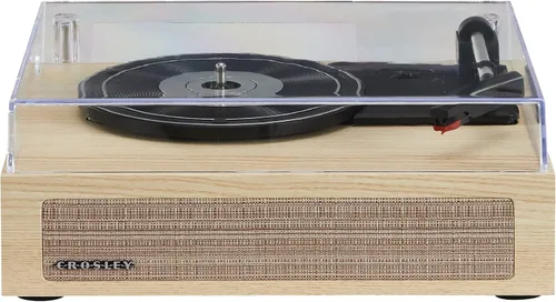 Miniatura 3 de Tocadiscos Crosley CR6042A-NA Scout de 3 velocidades con Bluetooth y bocinas integradas, color natural