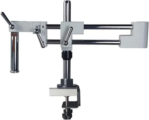 Miniatura 4 de Kit de accesorios para microscopio, abrazadera para microscopio, soporte de brazo de brazo de laboratorio, zoom industrial, cámara estéreo