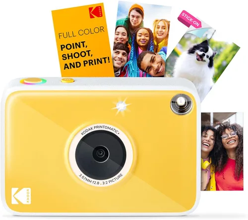 Miniatura 19 de Kodak Printomatic+ Paquete de Regalo de Cámara Digital de Impresión Instantánea a Todo Color + Estuche + Papel Fotográfico Zink 2x3 con Respaldo