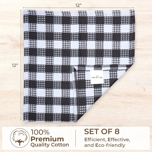 Miniatura 202 de Urban Villa Toallas de cocina 100% algodón para cocina (juego de 6) 20"x30" toallas de cocina altamente absorbentes, juego de ropa de cocina