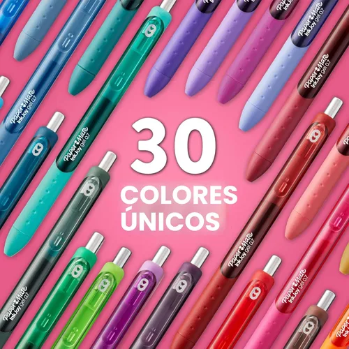 Miniatura 5 de Paper Mate InkJoy - Bolígrafos de gel, punta media, colores surtidos, 10